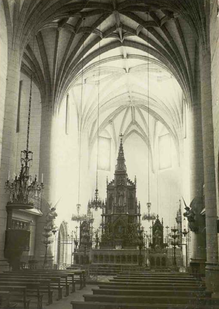 Una de las primeras fotografías de la iglesia. Fuente: Archivo ONS Talavera