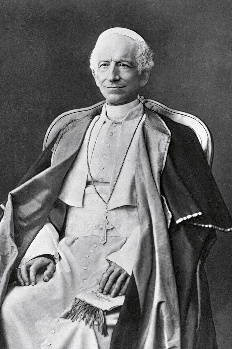 León XIII, el papa que beatificó a Juana de Lestonnac. Fuente: Wikipedia