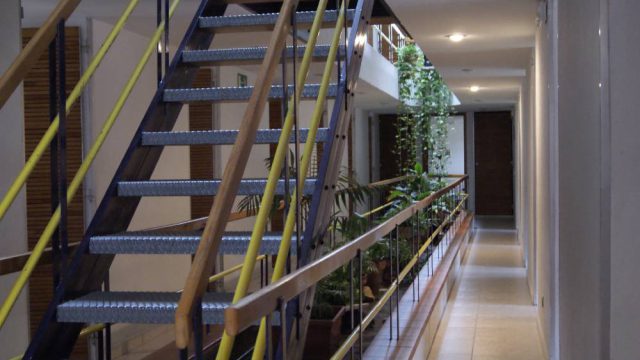 Subida al piso superior