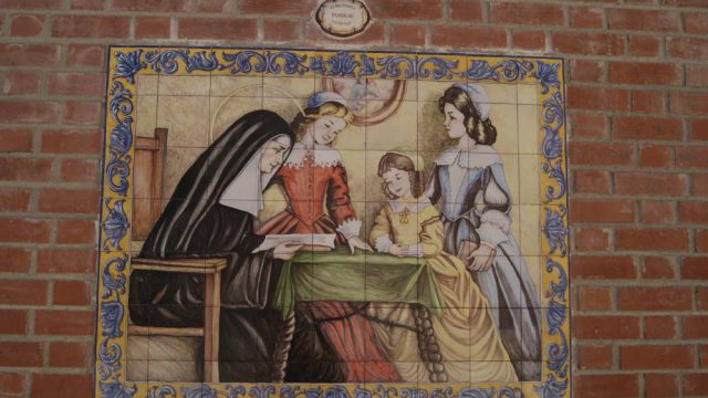 Detalle del Patio de San Juan Pablo II